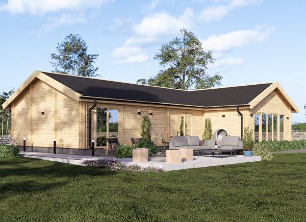 Blockbohlenhaus VALENTINA S (44+44 mm), 118 m² avp.ui.product_images.thumbnail 1