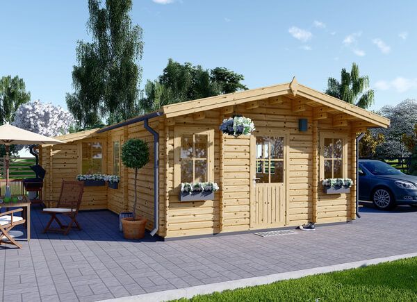 Blockbohlenhaus DIJON (44 mm), 44 m² avp.ui.product_images.thumbnail 1