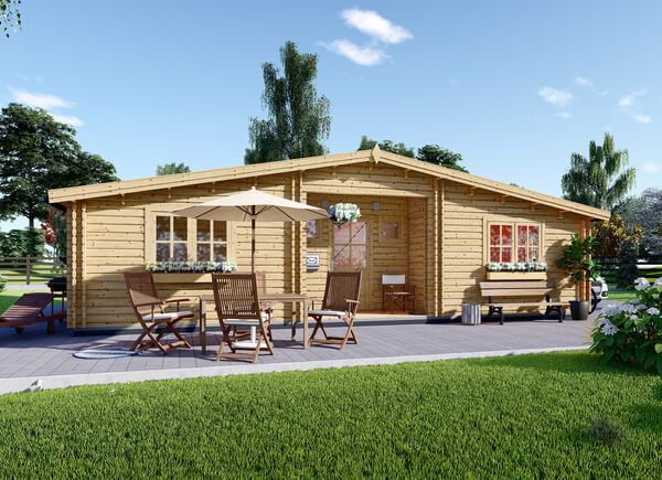 Blockbohlenhaus FILL (Isoliert, 44+44 mm), 60 m² avp.ui.product_images.thumbnail 1