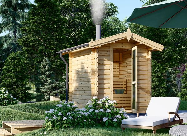 Gartensauna kaufen Aussensauna Bausatz für den Garten