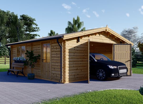 Holzgaragen Bausatze Kaufen Sie Eine Solide Garage Aus Holz