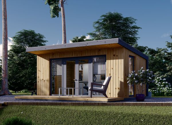 Gartenhaus aus Holz EVELIN (34 mm + Holzverschalung), 5x3 m, 15 m² avp.ui.product_images.thumbnail 1