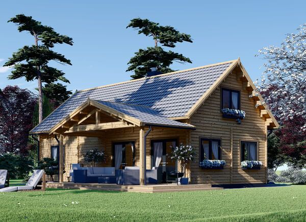 Holzhaus VERA (44+44 mm), 132 m² + 13.5 m² Terrasse avp.ui.product_images.thumbnail 1