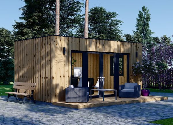 Gartenhaus als Büro PREMIUM (Isoliert, SIPS), 6x3 m, 18 m² avp.ui.product_images.thumbnail 1