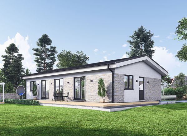 Fertighaus aus Holz JULIA PV (Isoliert, KfW55), 95 m² avp.ui.product_images.thumbnail 1