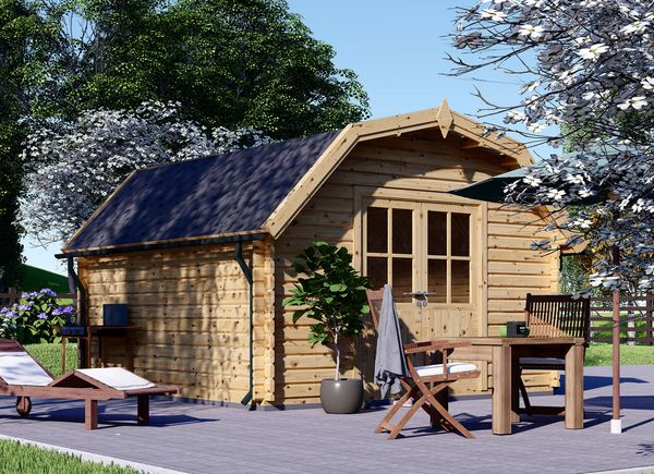Gartenhaus aus Holz ORLANDO (34 mm), 4x4 m, 16 m² avp.ui.product_images.thumbnail 1