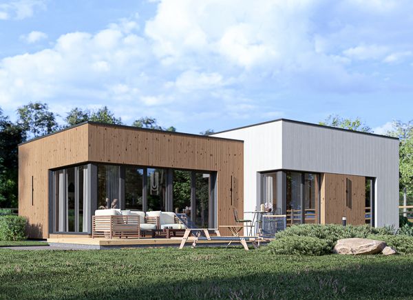 Fertighaus aus Holz MALLY PV (Isoliert, KfW55), 70 m² avp.ui.product_images.thumbnail 1