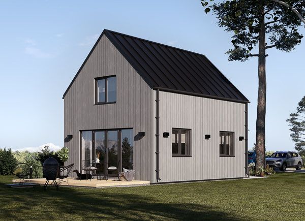 Kleines Holzhaus zum Wohnen ALINA RV (Isoliert, KfW55), 46 m² avp.ui.product_images.thumbnail 1