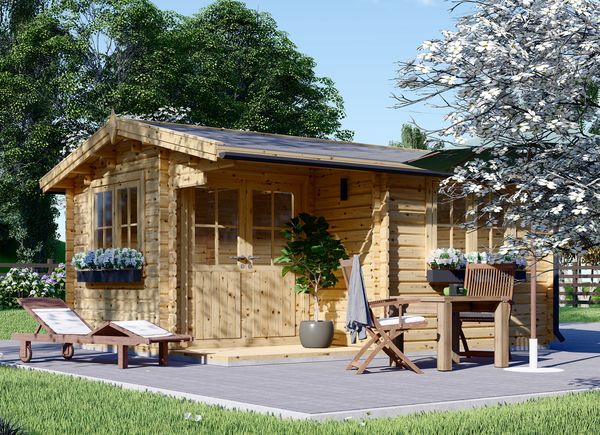 Gartenhaus aus Holz OSLO (44 mm), 5x4 m, 20 m² avp.ui.product_images.thumbnail 1