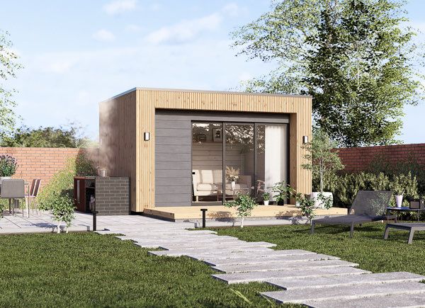 Gartenhaus aus Holz LAYLA (34 mm + Verschalung), 4x3 m, 10 m² avp.ui.product_images.thumbnail 1