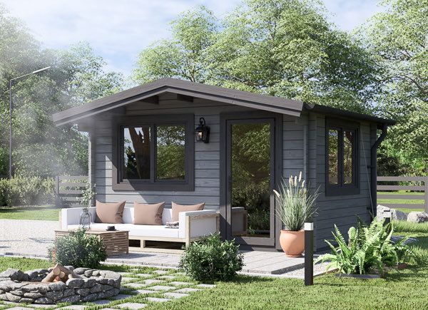 Gartenhaus aus Holz DREUX (34 mm), 4x3 m, 12 m² avp.ui.product_images.thumbnail 1