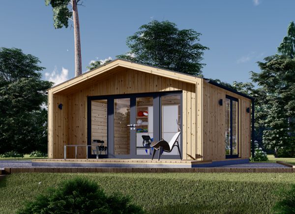 Gartenhaus aus Holz PIA (34 mm + Holzverschalung), 5x4 m, 20 m² avp.ui.product_images.thumbnail 1