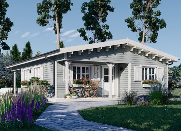 Schwedenhaus Bungalow LINDA (PREMIUM Isoliert, KfW 40, 44 mm + Holzverschalung), 72 m² avp.ui.product_images.thumbnail 1