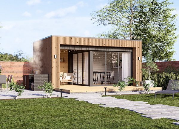 Gartenhaus aus Holz LAYLA (34 mm + Verschalung), 5x3 m, 13 m² avp.ui.product_images.thumbnail 1