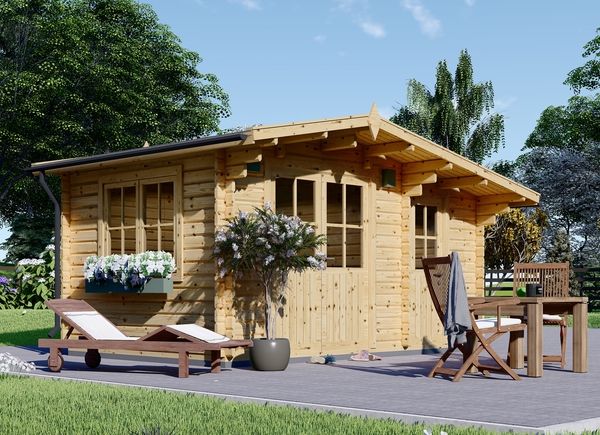 Gartenhaus aus Holz BENINGTON (34 mm), 4.5x3 m, 13 m² avp.ui.product_images.thumbnail 1