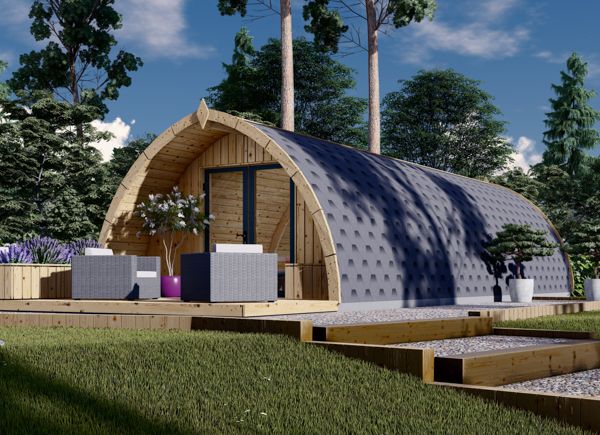 Gartenhaus aus Holz BRETA (44 mm), 4x10 m, 40 m² avp.ui.product_images.thumbnail 1