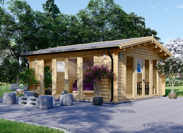 Gartenhaus aus Holz MIA (44 mm), 5.5x5.5 m, 30 m² avp.ui.product_images.thumbnail 1