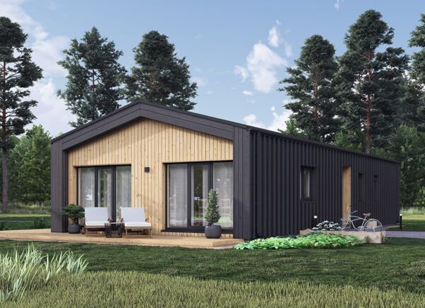 Holzhaus zum Wohnen ROBERTA RV (Isoliert, KfW55), 95 m² avp.ui.product_images.thumbnail 1