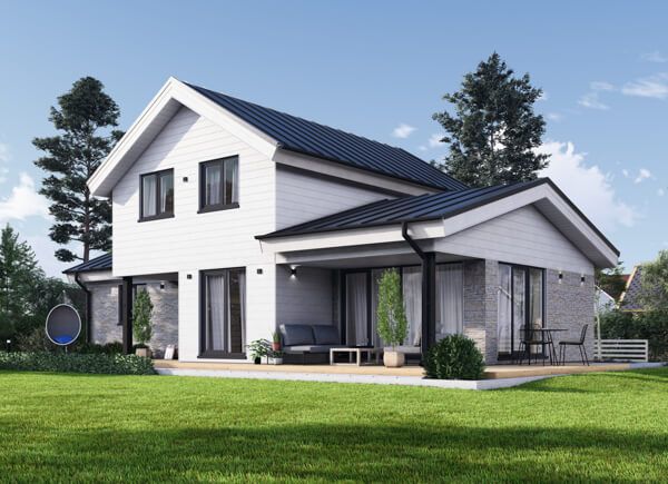 Fertighaus aus Holz HOLLAND PV (Isoliert, KfW55), 116 m² avp.ui.product_images.thumbnail 1