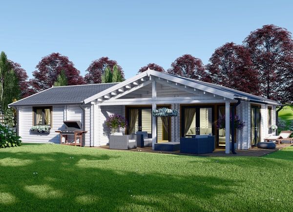 Blockbohlenhaus ADELE (Isoliert, 44+44 mm), 68 m² avp.ui.product_images.thumbnail 1