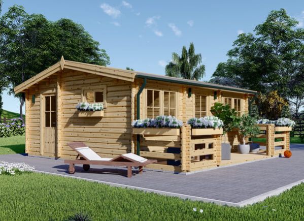 Blockbohlenhaus Kaufen Blockhaus Bausatz Zum Besten Preis