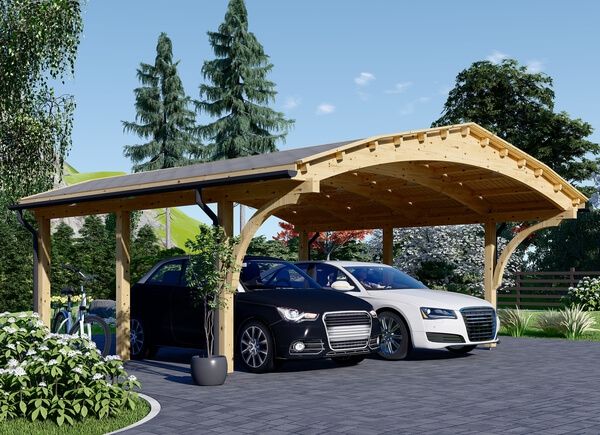 Doppelcarport aus Holz BETSY DUO, 6.2x6 m, 36 m² avp.ui.product_images.thumbnail 1