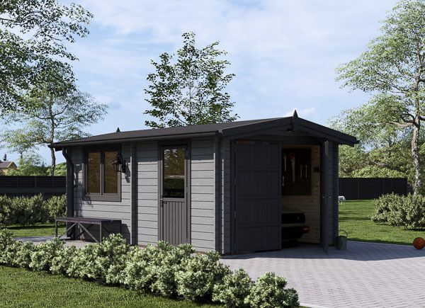 Holzgarage CLASSIC (34 mm), 3.2x5.2, 16 m² avp.ui.product_images.thumbnail 1