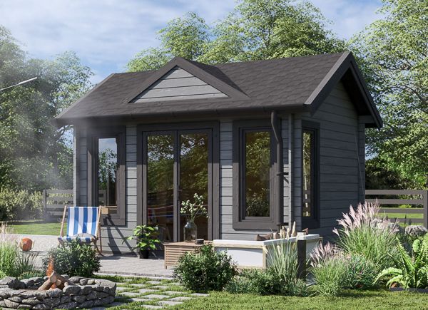 Gartenhaus aus Holz CLOCKHOUSE (44 mm), 4x3 m, 12 m² avp.ui.product_images.thumbnail 1