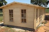 Gartenhaus aus Holz LEA (44 mm), 7x4 m, 28 m² customer 1