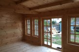 Gartenhaus aus Holz DEVON (Isoliert, 44+44 mm), 6x4 m, 24 m² customer 1