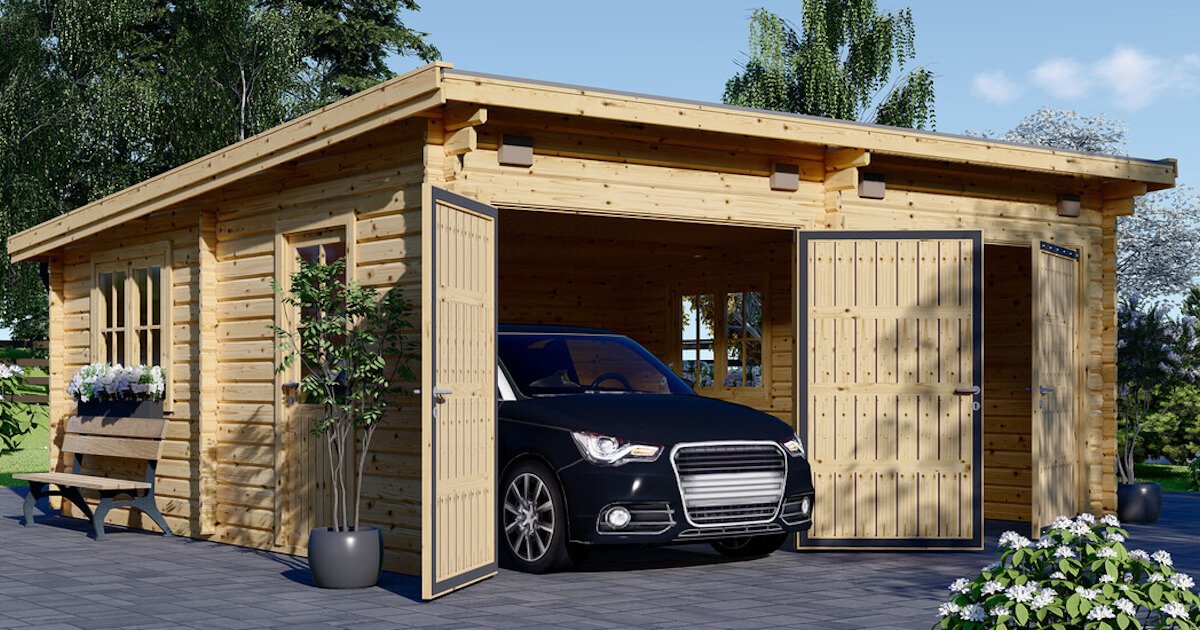Holzgaragen Bausatze Kaufen Sie Eine Solide Garage Aus Holz
