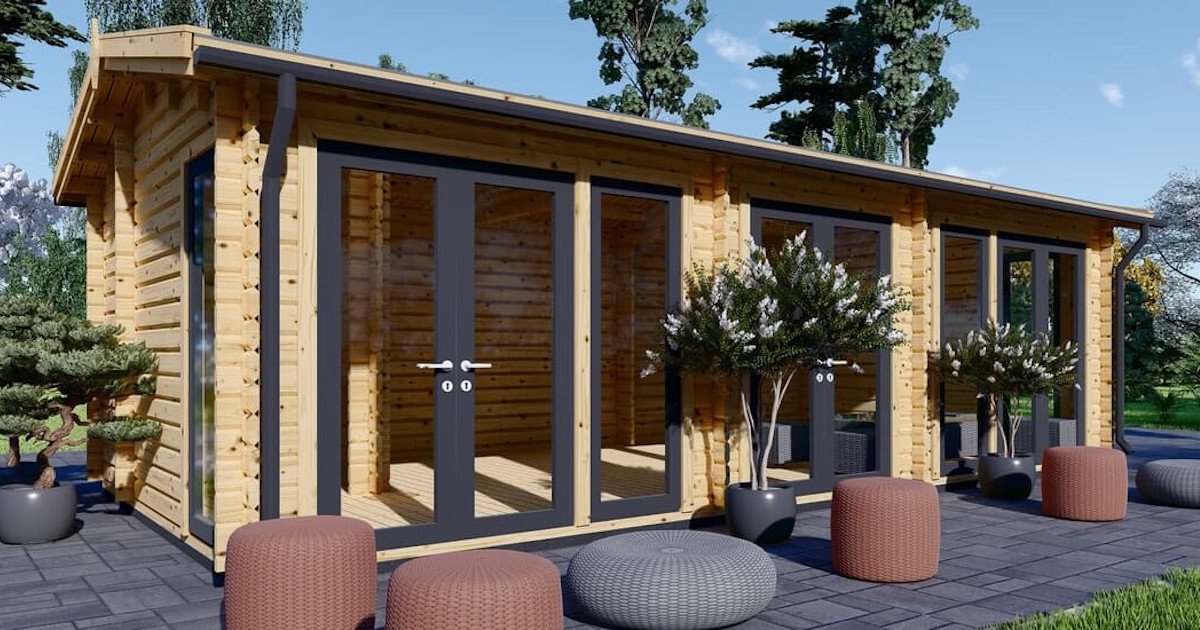 Blockbohlen Gartenhäuser Ein Blockhaus im eigenen Garten