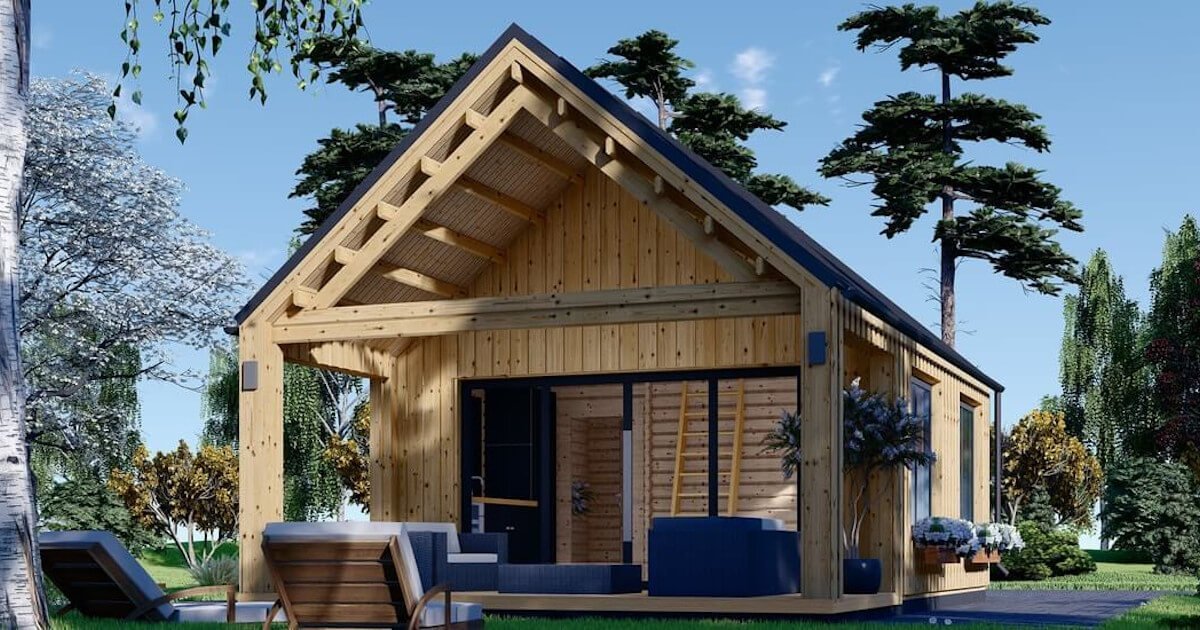 Holzhaus 50 qm kleine Fertighäuser aus Holz