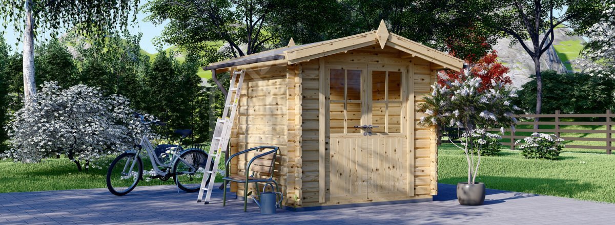 Gartenhäuser aus Holz 2x2m praktisch & gut Pineca.de