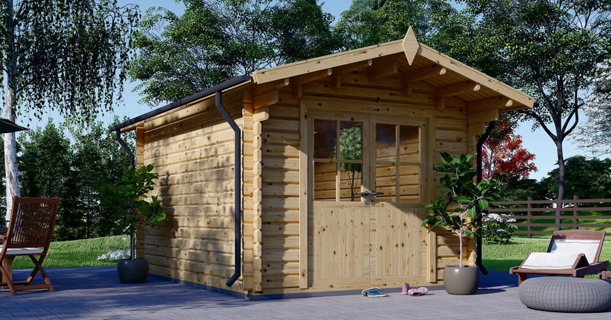 Gartenhäuser aus Holz 3x3 m als Lager oder Werkstatt
