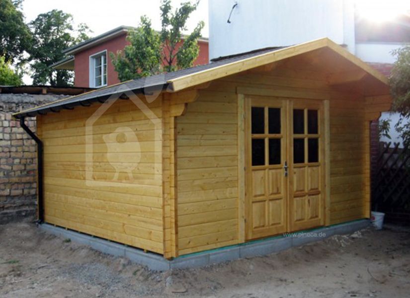 Gartenhaus aus Holz PALMA (34 mm), 4x4 m, 16 m²