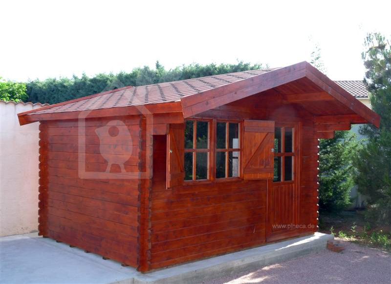 Gartenhaus aus Holz DREUX (44 mm), 4x4 m, 16 m²