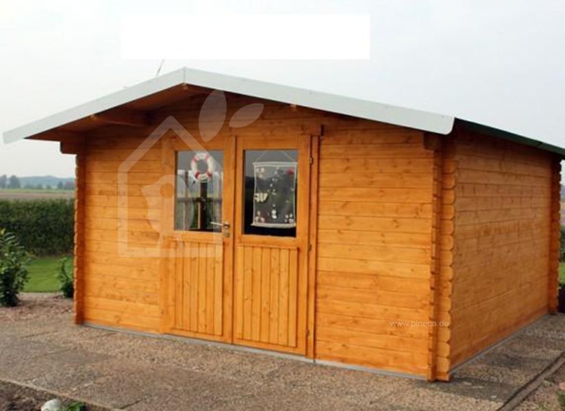 Gartenhaus aus Holz PALMA (34 mm), 4x4 m, 16 m²