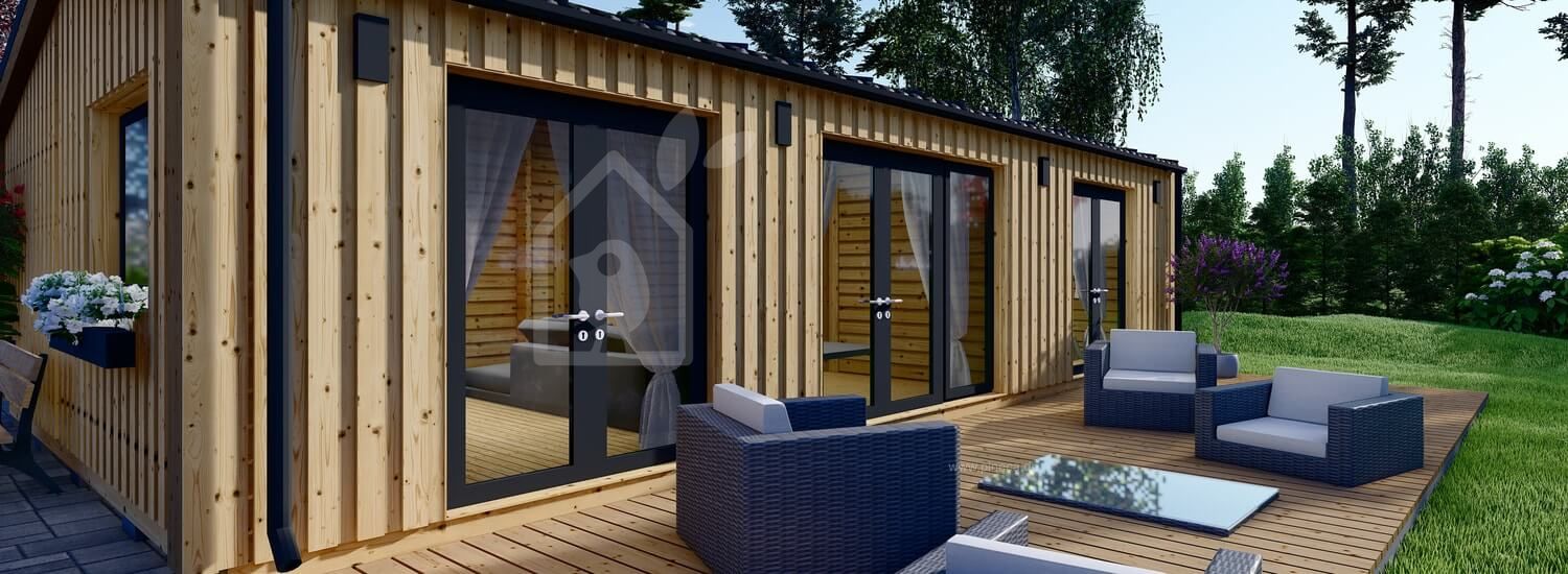 Mobilheim aus Holz SELENE M