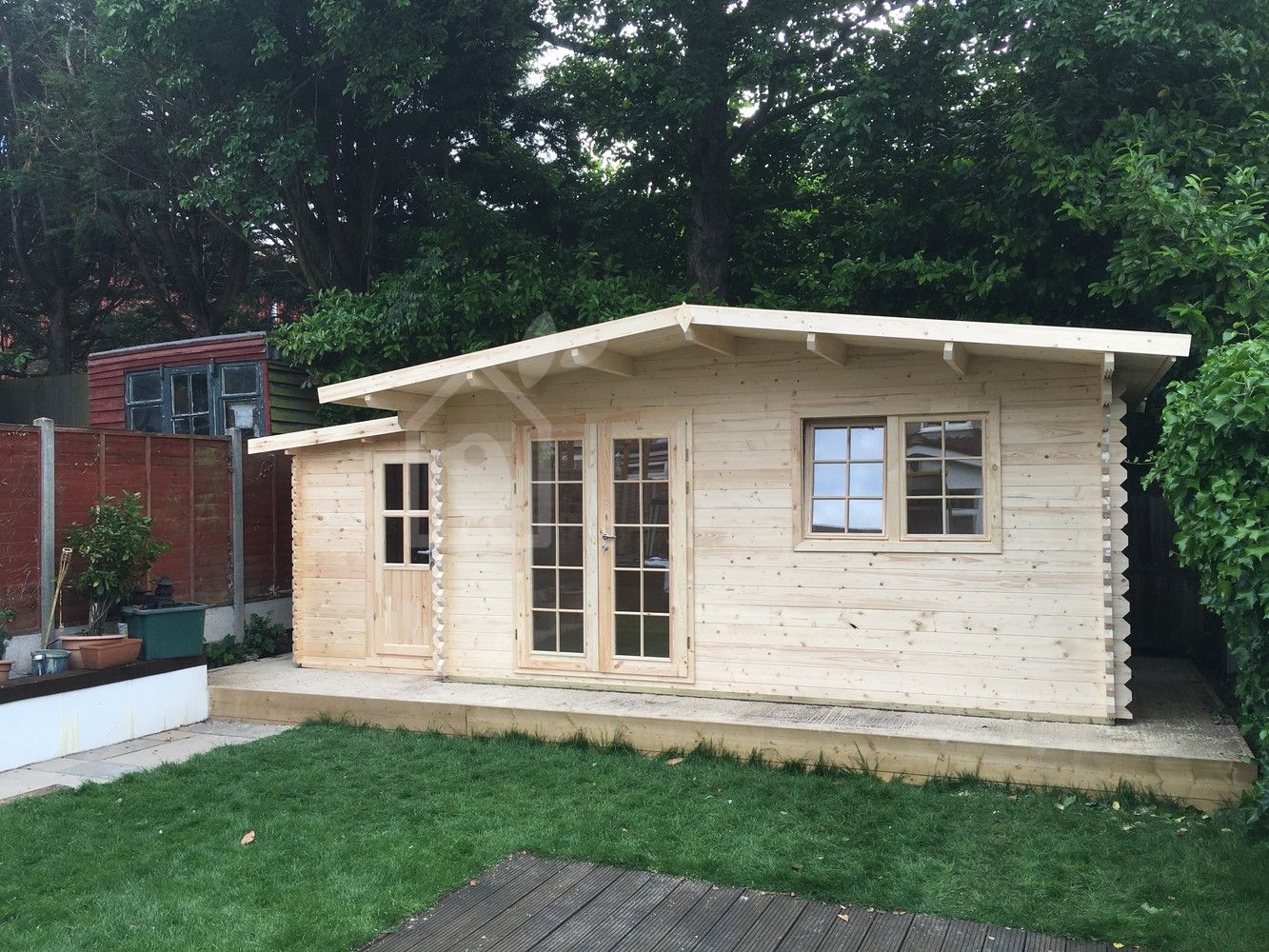 Gartenhaus aus Holz LILLE (34 mm), 4x5 m, 20 m²