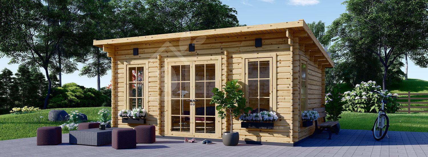 gartenhaus aus holz essex 44 mm 5x4 m 20 m