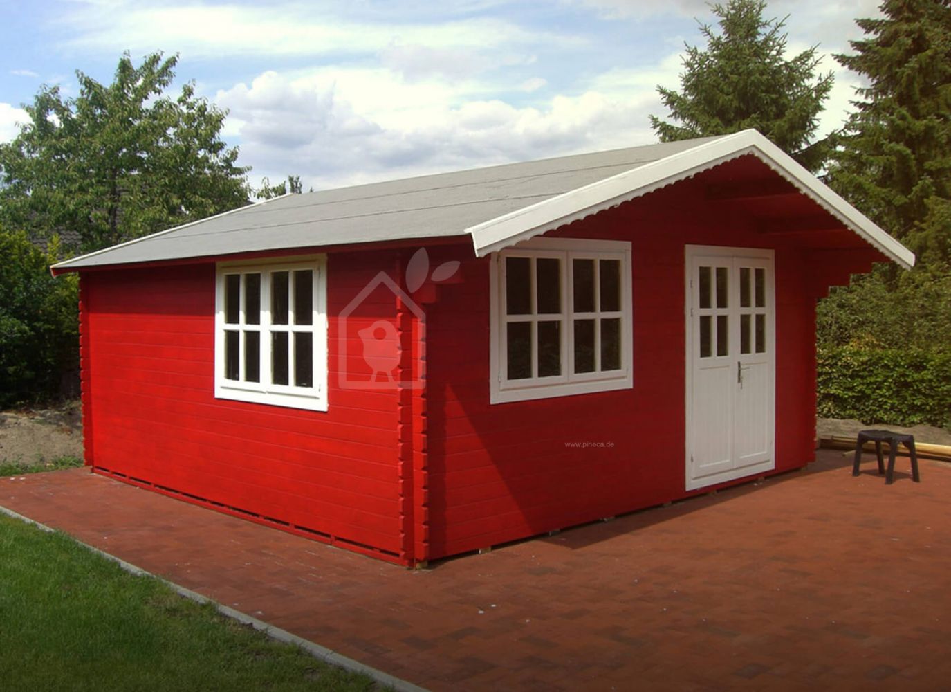 Gartenhaus aus Holz LILLE (44 mm), 4x5 m, 20 m²