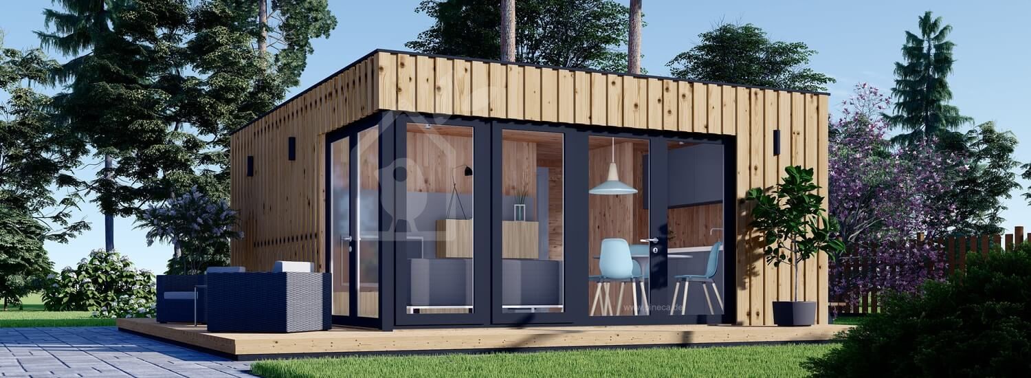 Gartenhaus PREMIUM (Isoliert, SIPS), 6x5 m, 30 m²