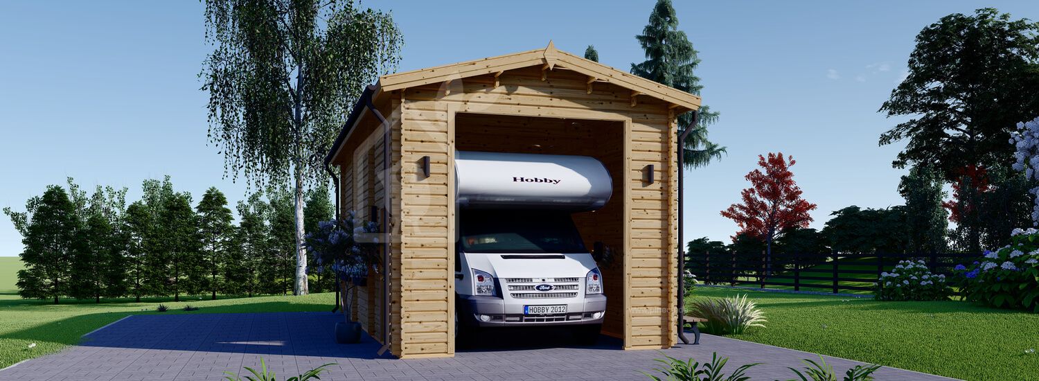 Wohnmobil Garage (44 mm) 4x8 m, 32 m²