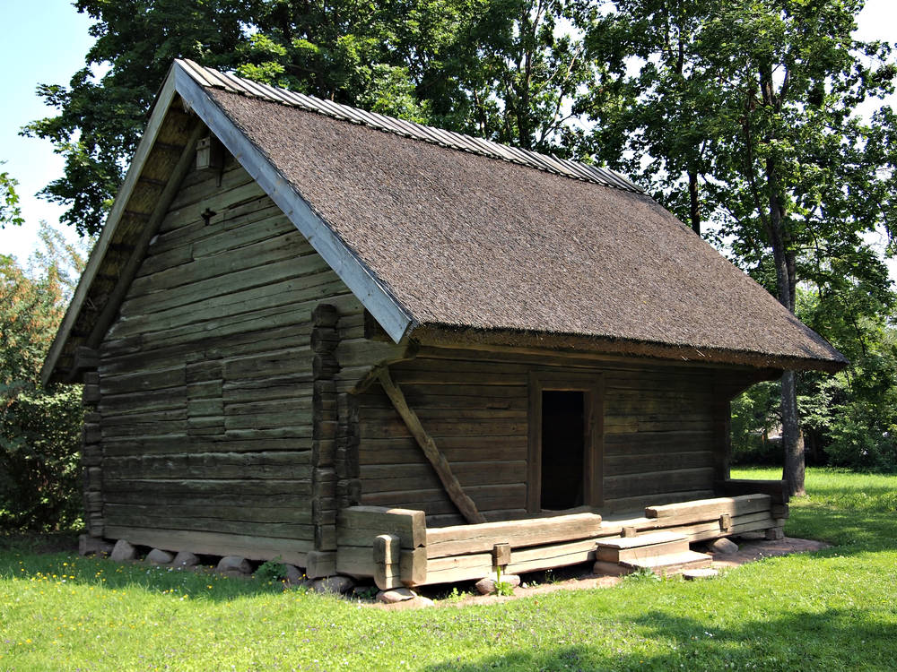 Blockbohlenhaus-im-19-Jahrhundert