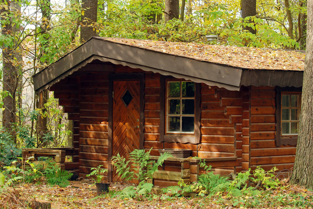 Blockbohlenhaus-im-Herbst